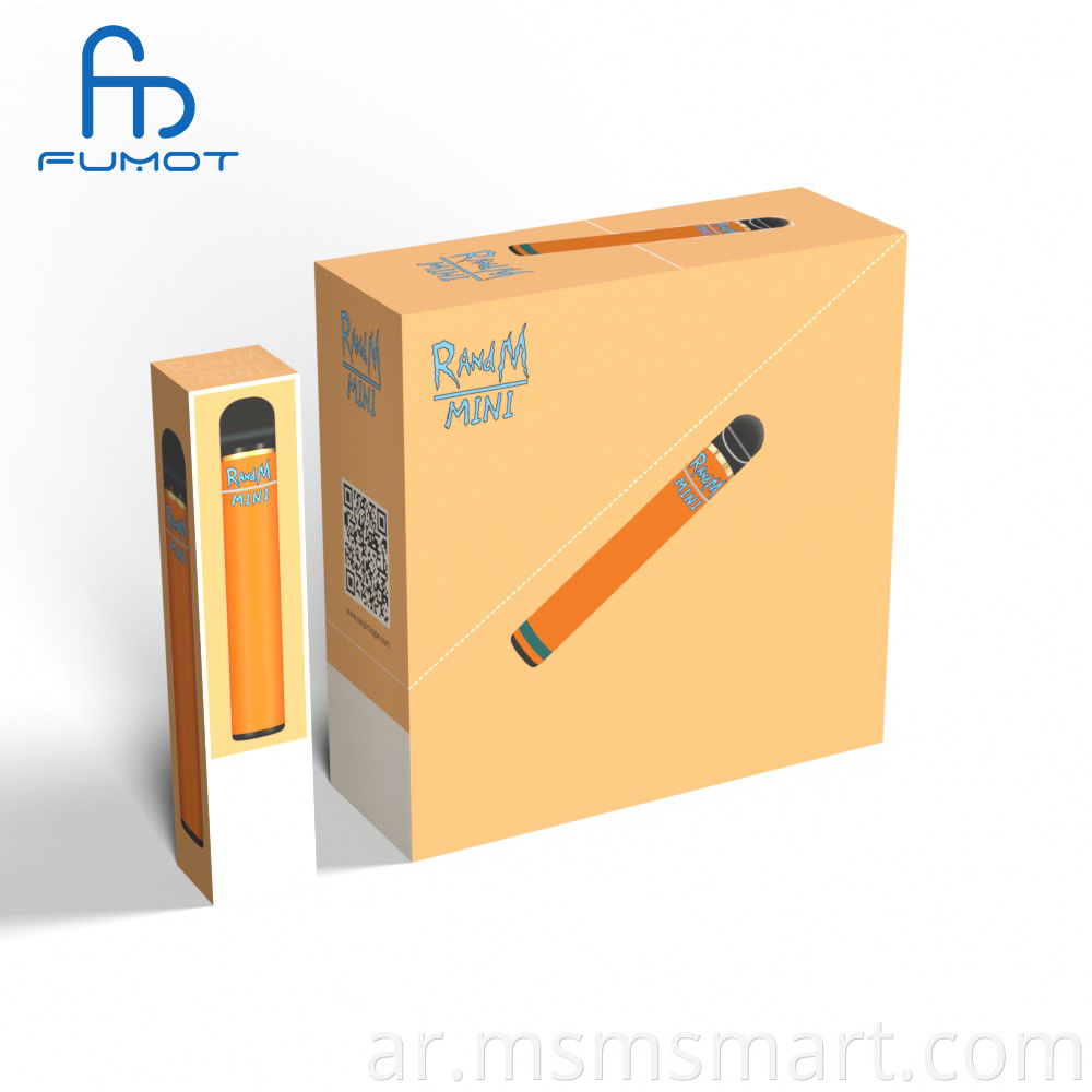 مصنع Fumot الأصلي RANDM Mini 10 color box يبيع مباشرة عام 2021